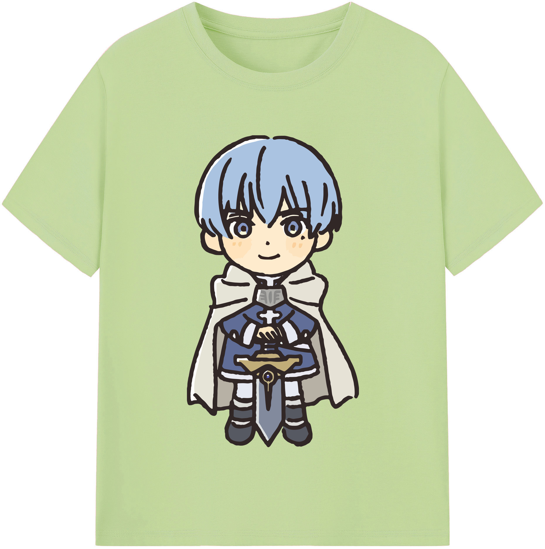 （画像用） 葬送のフリーレン Frieren 綿100％半袖Tシャツ（フロントプリント）